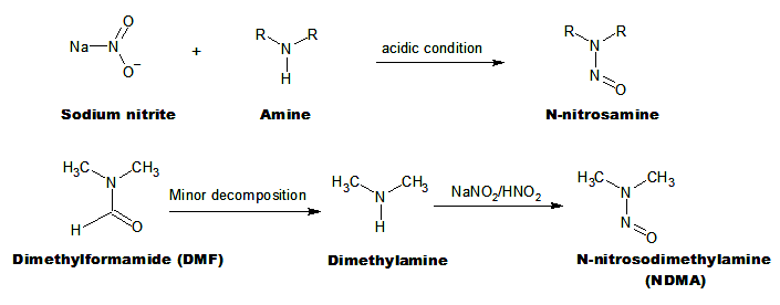 Formation of Nitroso Amine Impurities
